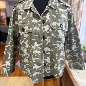 Camouflage Utility Jacket NWOT